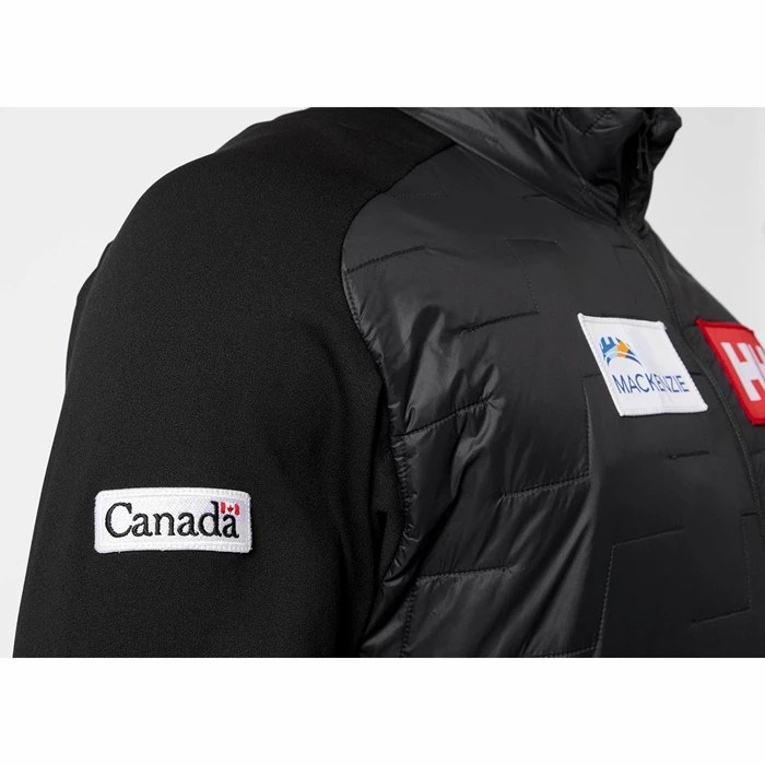 Men's Helly Hansen Lifaloft Hybrid Outdoor Jackets Black | 023-GFUNXK