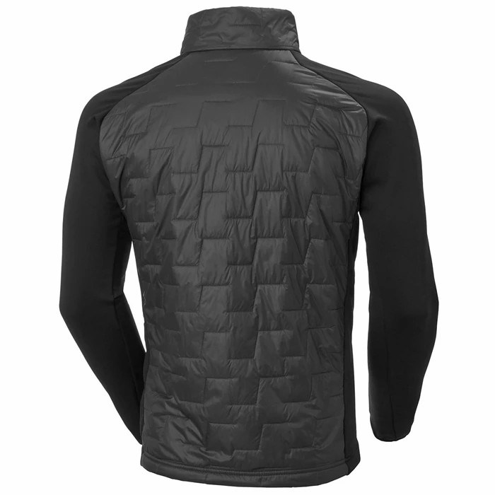 Men's Helly Hansen Lifaloft Hybrid Outdoor Jackets Black | 286-UWHICR