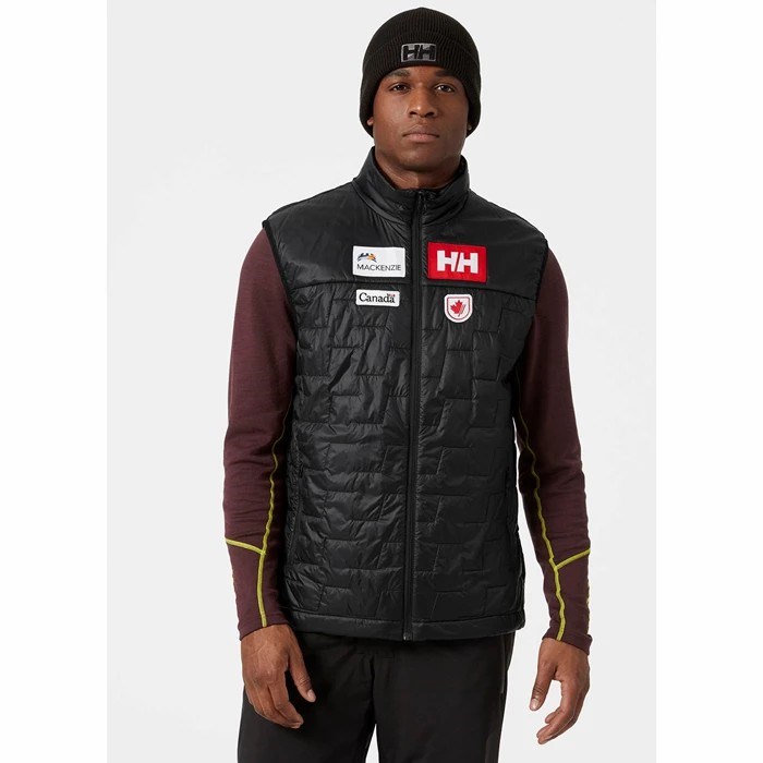 Men's Helly Hansen Lifaloft Insulated Jackets Black | 453-BAYJFZ