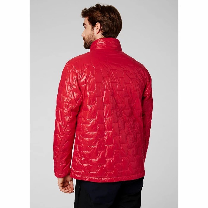 Men's Helly Hansen Lifaloft Ski Jackets Red | 530-EYTPJK