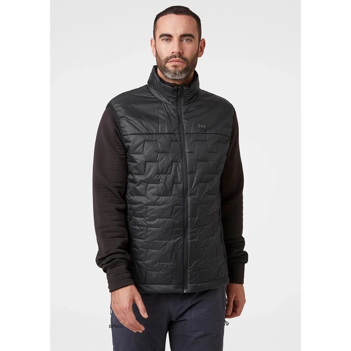 Men's Helly Hansen Lifaloft Ski Jackets Black | 781-OVSPLF