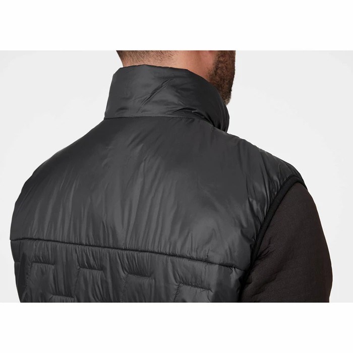 Men's Helly Hansen Lifaloft Ski Jackets Black | 781-OVSPLF