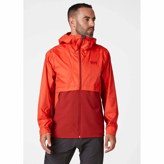 Men's Helly Hansen Logr 2.0 Hiking Jackets Red | 241-AHXESC