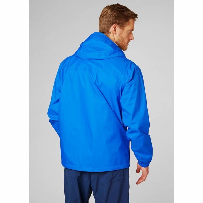 Men's Helly Hansen Loke Outdoor Jackets Blue / Purple | 410-GWOUHA