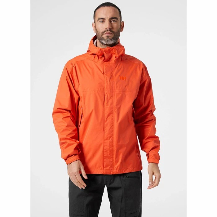 Men's Helly Hansen Loke Outdoor Jackets Orange | 459-SIVUYP