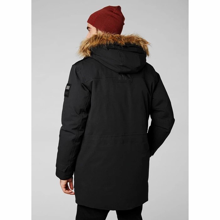 Men's Helly Hansen Longyear Ii Winter Jackets Black | 978-DILXNJ