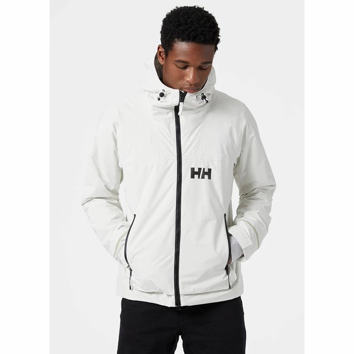 Men's Helly Hansen Lumines Light Casual Jackets Grey | 675-DRAIUO