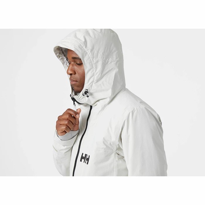 Men's Helly Hansen Lumines Light Casual Jackets Grey | 675-DRAIUO