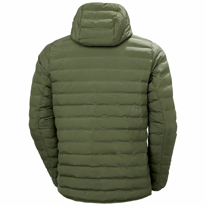 Men's Helly Hansen Mono Material Hooded Casual Jackets Green | 139-JGLFMV