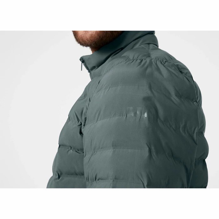 Men's Helly Hansen Mono Material Insulated Jackets Grey | 361-AXJUTI