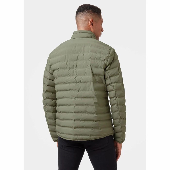 Men's Helly Hansen Mono Material Insulated Jackets Green | 405-JOLERI