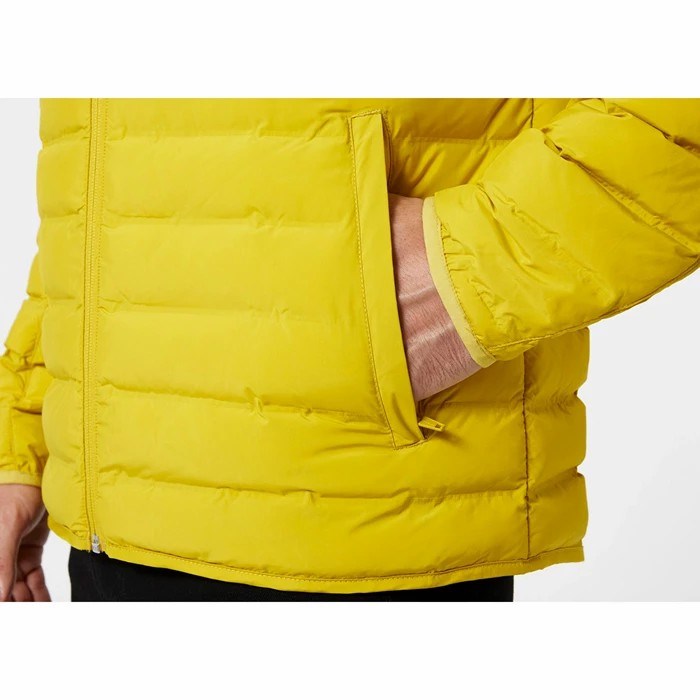 Men's Helly Hansen Mono Material Insulated Jackets Brown / Yellow | 560-VYTZLX