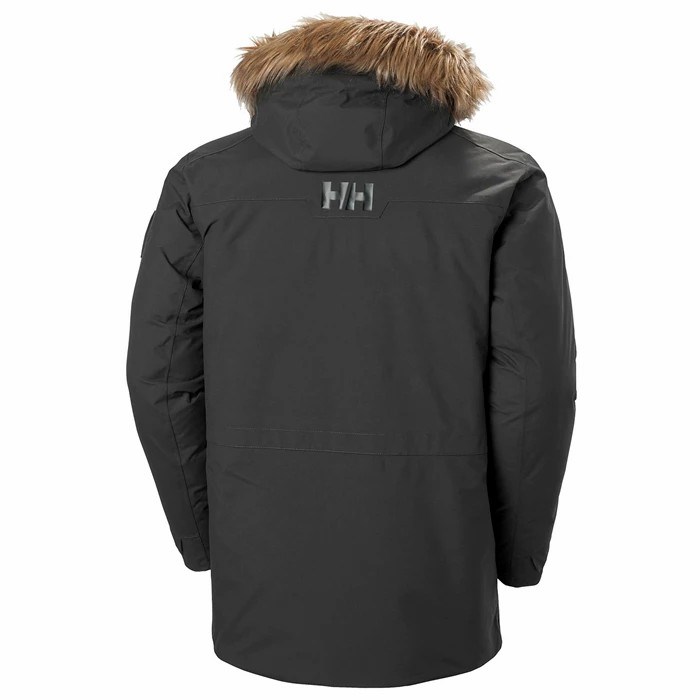 Men's Helly Hansen Nordsjo Parka Black | 706-KEWAMV