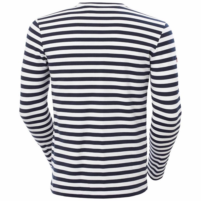 Men's Helly Hansen North Sea Long Sleeve T Shirts Navy | 681-ZKMEUA