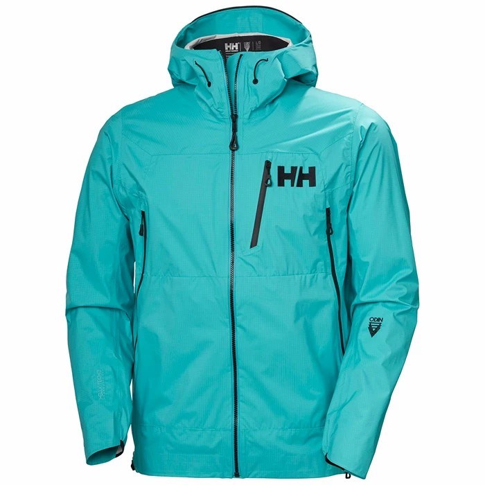 Men\'s Helly Hansen Odin 3d Air Outdoor Jackets Blue | 485-LWVRIO