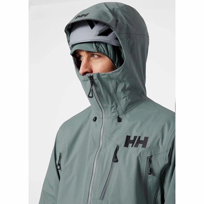 Men's Helly Hansen Odin 9 Worlds 2.0 Hiking Jackets Grey | 463-UVKHGQ