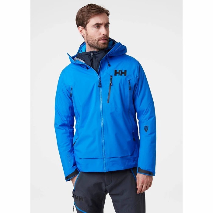 Men's Helly Hansen Odin 9 Worlds 2.0 Outdoor Jackets Blue | 139-KYWIEJ