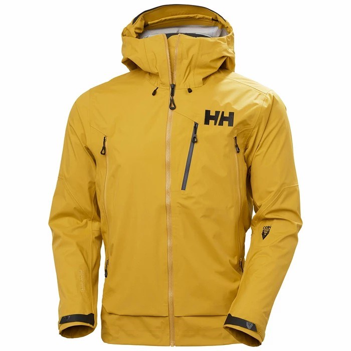 Men's Helly Hansen Odin 9 Worlds 2.0 Outdoor Jackets Brown / Grey | 261-MUQLDW