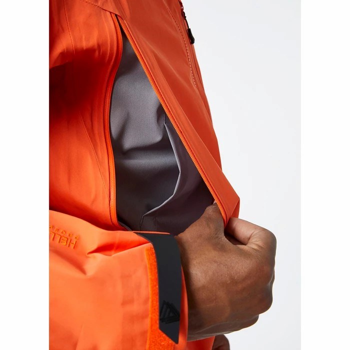 Men's Helly Hansen Odin 9 Worlds Infinity Outdoor Jackets Orange / Red | 278-QPBDRO