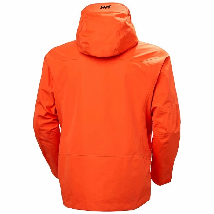 Men's Helly Hansen Odin 9 Worlds Infinity Ski Jackets Orange / Red | 782-PFECWY