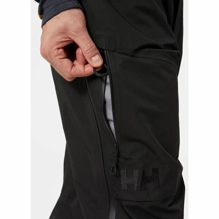 Men's Helly Hansen Odin 9 Worlds Infinity Shell Pants Black | 943-WOVICE