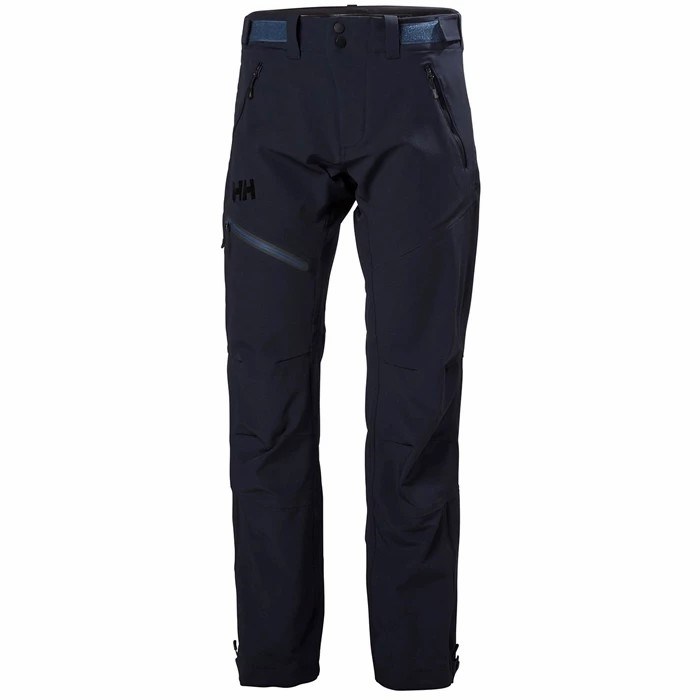 Men\'s Helly Hansen Odin Huginn Shell Pants Navy | 650-ZWTXFQ