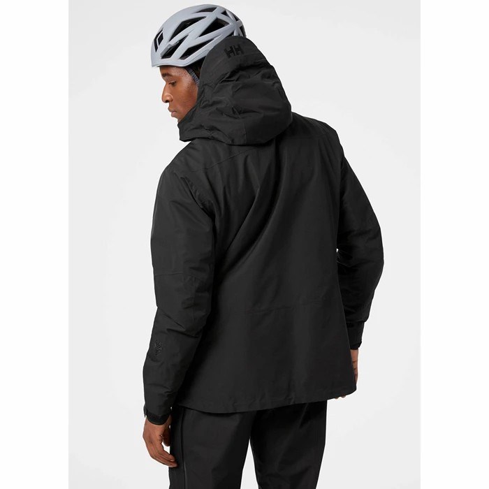 Men's Helly Hansen Odin Infinity Insulated Outdoor Jackets Black | 086-ZQODHE