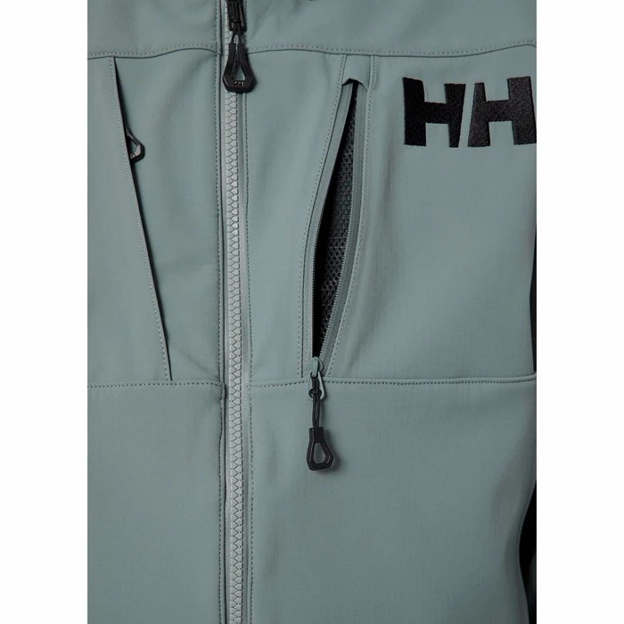 Men's Helly Hansen Odin Mountain Soft Hiking Jackets Grey | 358-ZLXTED