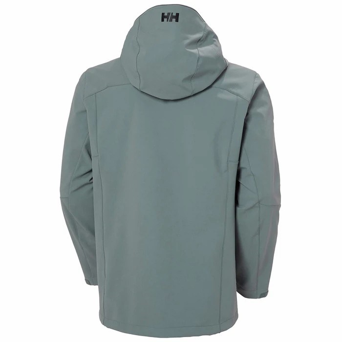 Men's Helly Hansen Odin Mountain Soft Outdoor Jackets Grey | 140-GHFSNE