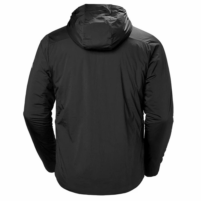 Men's Helly Hansen Odin Stretch Hooded Hiking Jackets Black | 619-OKBJSU