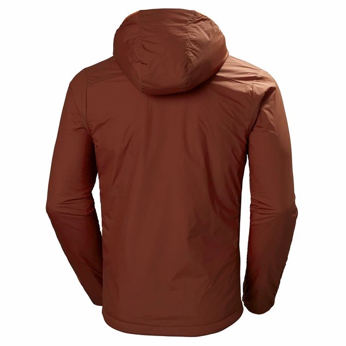 Men's Helly Hansen Odin Stretch Hooded Light Outdoor Jackets Brown | 103-YOLEJG