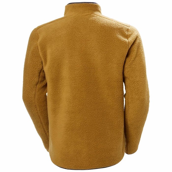 Men's Helly Hansen Panorama Pile Fleece Sweaters Brown | 475-PQRIBG