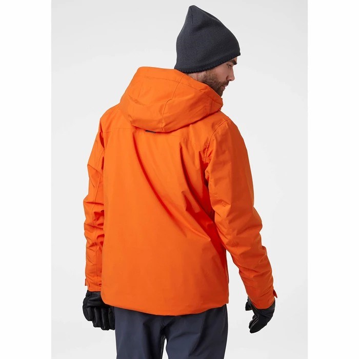 Men's Helly Hansen Panorama Ski Jackets Orange | 257-FDYPRU