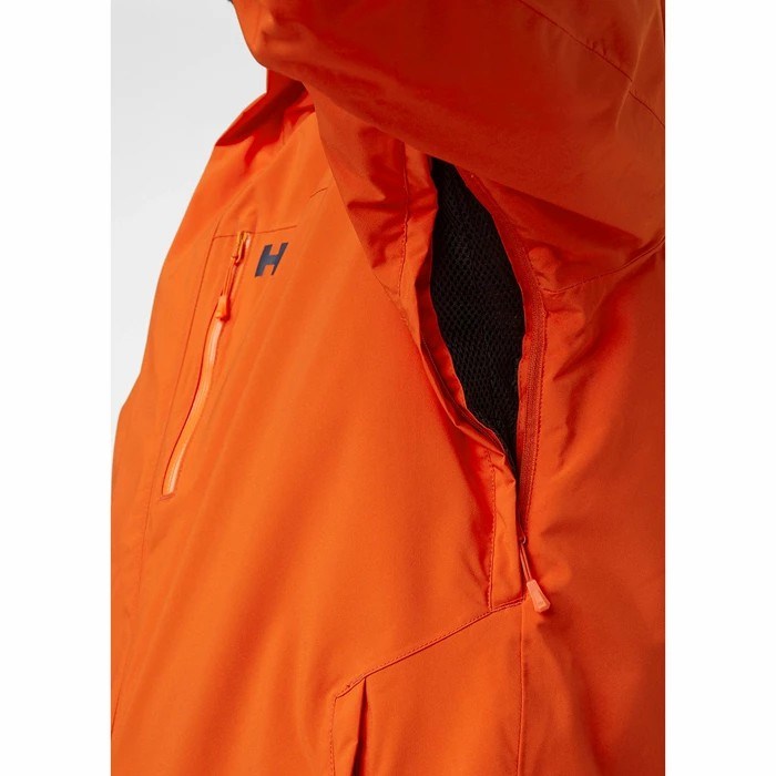 Men's Helly Hansen Panorama Ski Jackets Orange | 257-FDYPRU