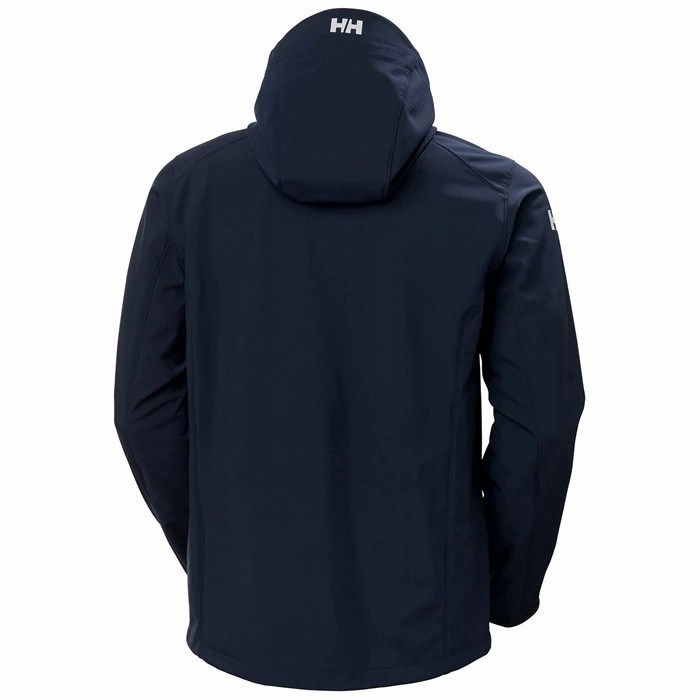 Men's Helly Hansen Paramount Hooded Soft Shell Jackets Navy | 189-MNDKHQ