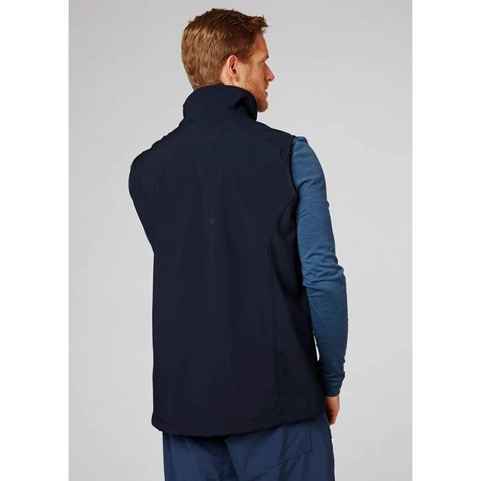 Men's Helly Hansen Paramount Softshell Outdoor Jackets Navy | 945-WSHNKO