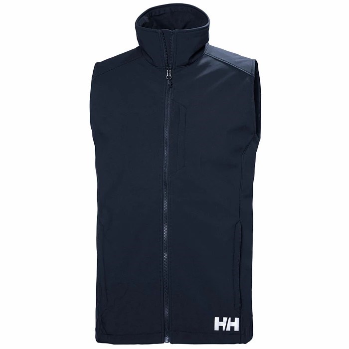 Men\'s Helly Hansen Paramount Softshell Outdoor Jackets Navy | 945-WSHNKO