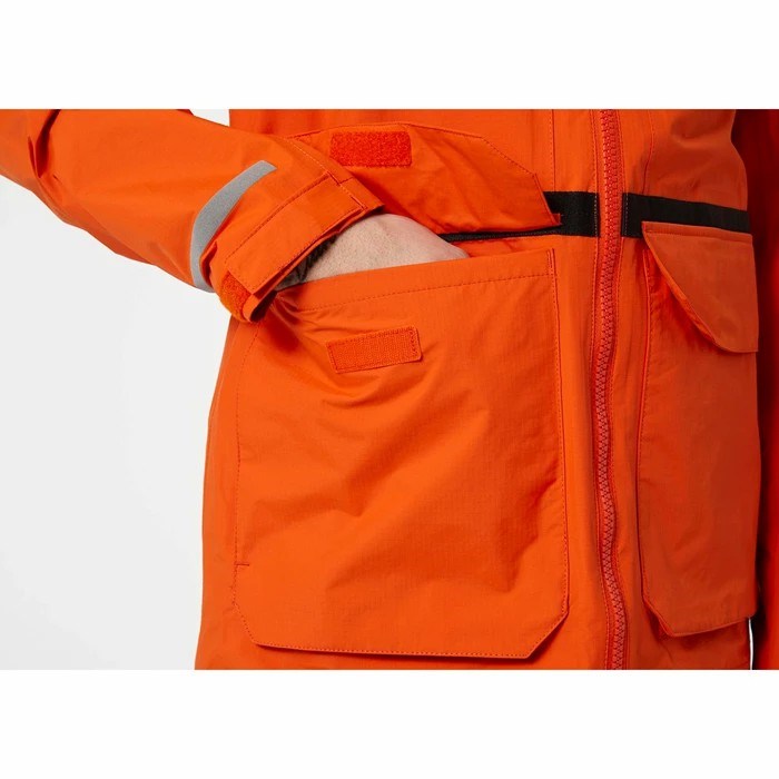 Men's Helly Hansen Patrol Transition Coats Orange / Red | 145-PGRQBA