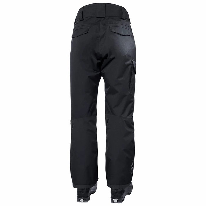 Men's Helly Hansen Powderheaven Snow Pants Black | 954-OLCAJH