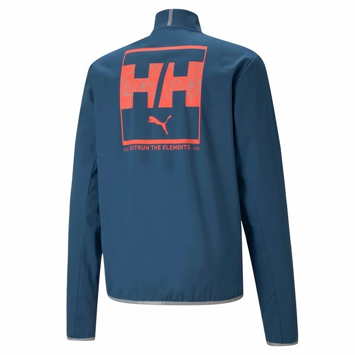 Men's Helly Hansen Puma X 1/2 Zip Up Sweaters Grey | 587-ANHOBR