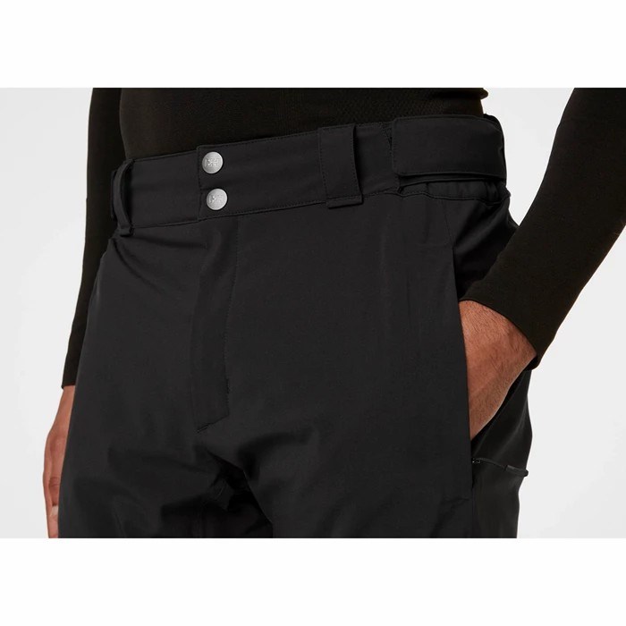 Men's Helly Hansen Rapid Snow Pants Black | 704-VSCINK