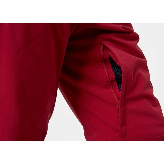 Men's Helly Hansen Rapid Snow Pants Red | 068-MAWQNO