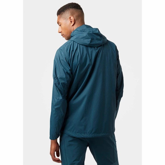 Men's Helly Hansen Rapide Windbreaker Outdoor Jackets Grey | 146-YGJKBC