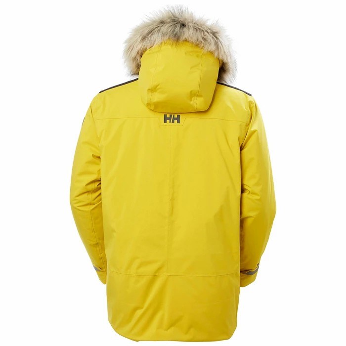 Men's Helly Hansen Reine Parka Yellow | 240-VWSMHA