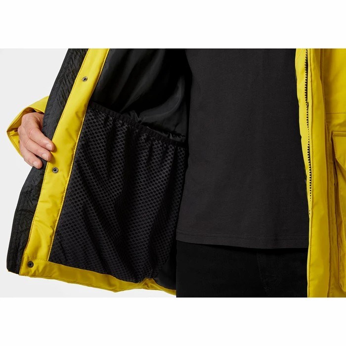 Men's Helly Hansen Reine Parka Yellow | 240-VWSMHA