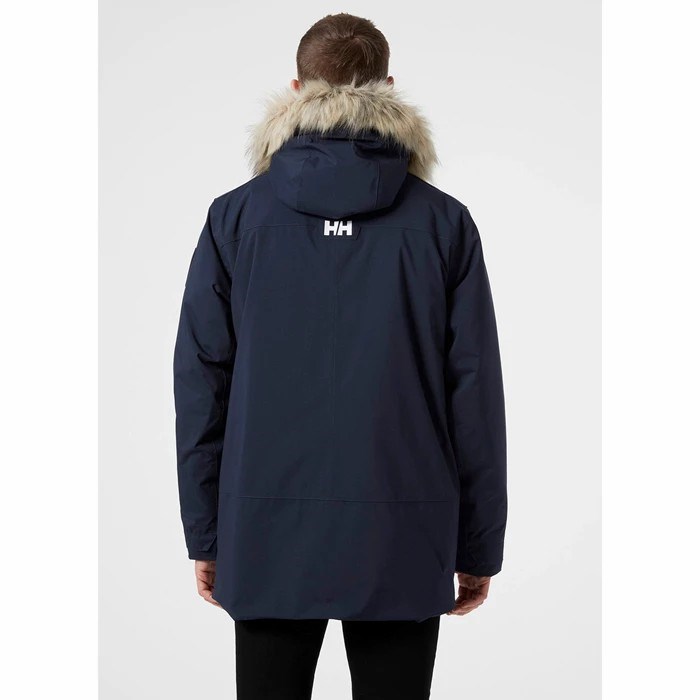 Men's Helly Hansen Reine Winter Jackets Navy | 172-KOQWSR