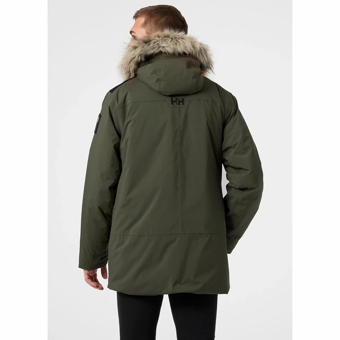 Men's Helly Hansen Reine Winter Jackets Grey | 197-CQMKON