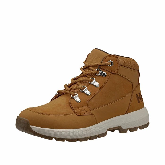 Men's Helly Hansen Richmond Work Boots Orange Brown | 953-YLVCFJ