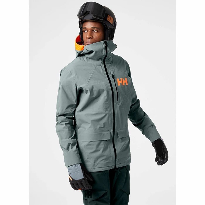 Men's Helly Hansen Ridge Infinity Shell Jackets Grey | 610-UWMVNI