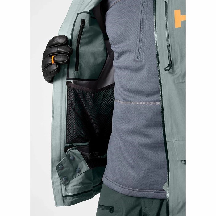 Men's Helly Hansen Ridge Infinity Shell Jackets Grey | 610-UWMVNI